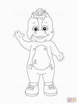 Coloring Barney Pages Birthday Popular sketch template