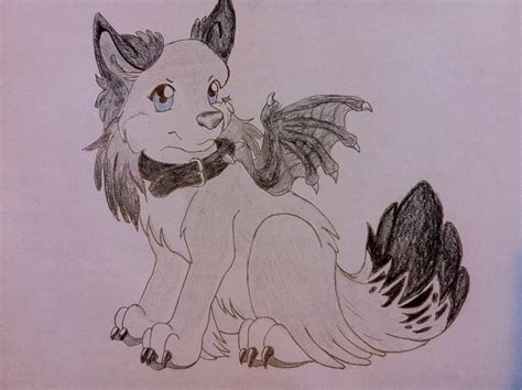 51 Adorable Anime Wolf With Wings By Drazmus On Deviantart