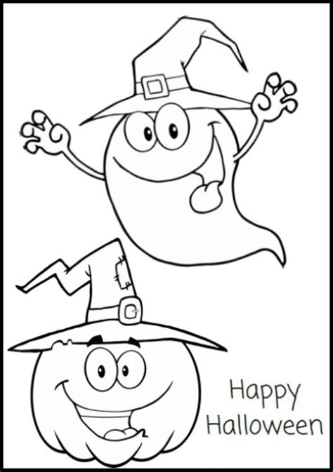 coloring pages happy halloween coloring pages