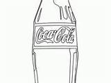 Coloring Cola Coca sketch template