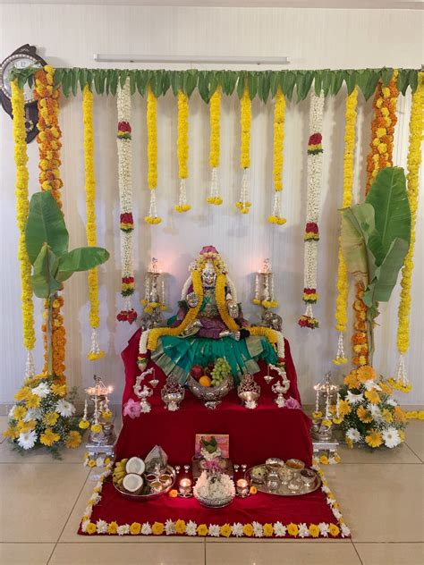 goddess decor image  vijaya  home   pooja room door design