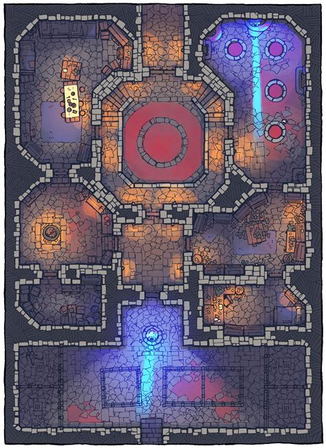 dungeon maps building map fantasy map gambaran