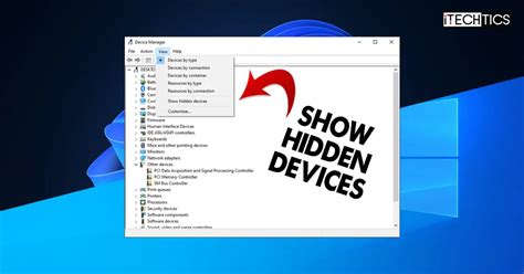 show hidden devices  device manager  windows