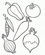 Vegetables Coloring Drawing Pages Fruits Colouring Fruit Kids Color Different Vegetable Types Food Veggies Cornucopia Worksheet Print Drawings Activities Printable sketch template