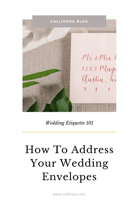 Etiquette 101 Addressing Your Wedding Invitation