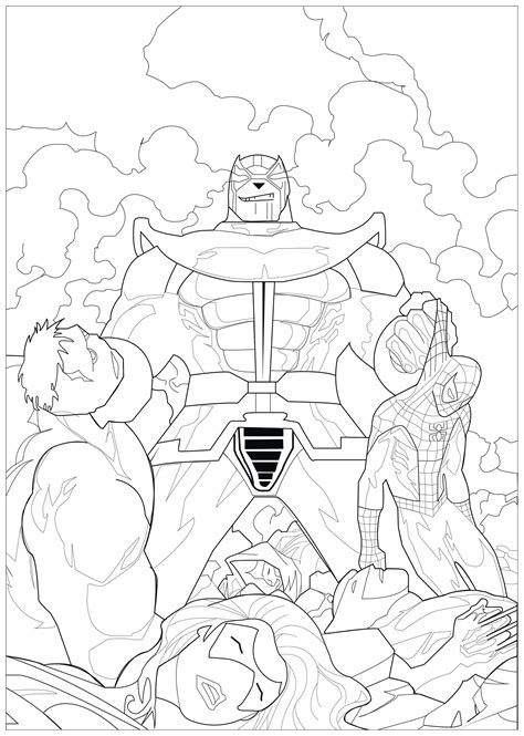 marvel coloring book