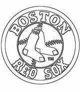 Coloring Red Sox Pages Logo Boston Baseball Mets Celtics Kids Sports Sheets Getcolorings Printable Mlb Logos Color Info sketch template
