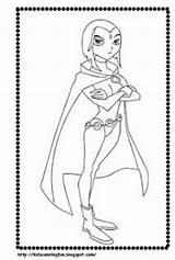 Coloring Pages Raven Titans Teen Colouring Bird Sheets Adult Book Cartoon Color sketch template