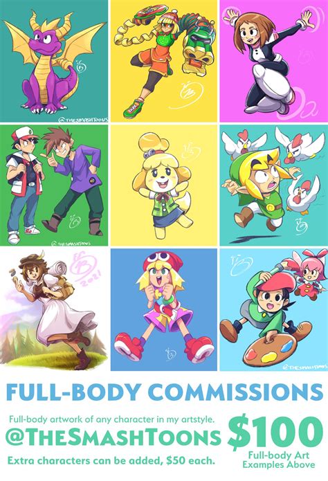 smashtoons ️ pax west on twitter art comms are finally open again my