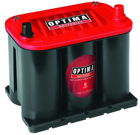 optima redtop agm spiralcell automotive battery group size  bargainlow