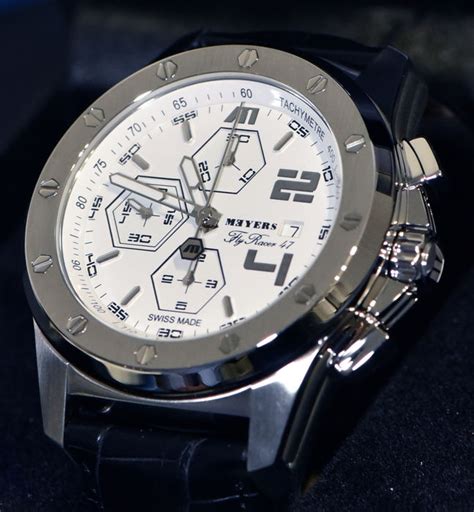 meyers fly racer  mens wrist  automatic chronograph catawiki