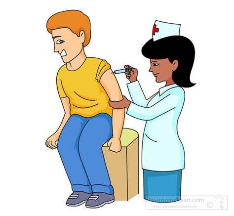 medical clipart nurse giving patient injection