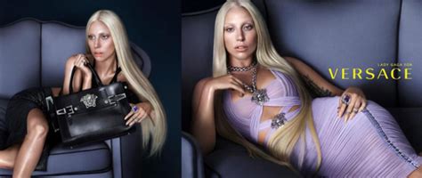 Lady Gaga S Versace Ads Are Out And She S Morphing Into Donatella More