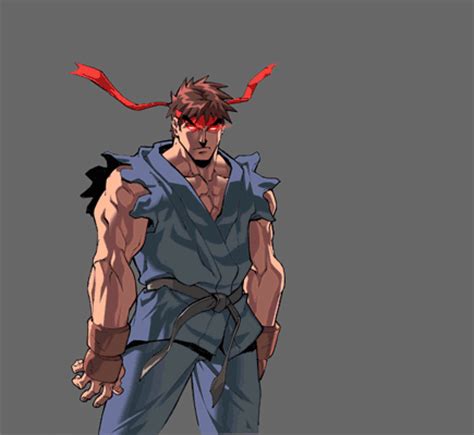 evil ryu street fighter gif animations