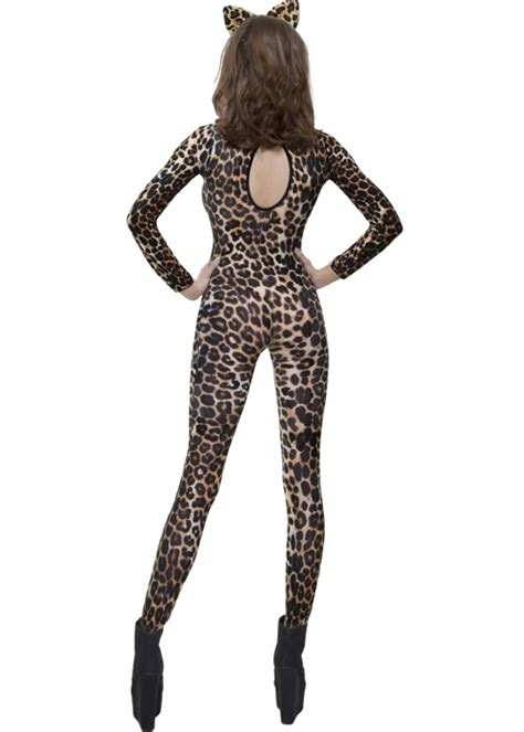 Ladies Sexy Cheetah Catsuit Costume Ladies Sexy Cheetah Catsuit Costume