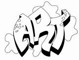 Graffiti Coloring Pages Teens Names Adults Draw Drawing Color Wikihow Drawings Letter Letters Bubble Lettering Words Name sketch template