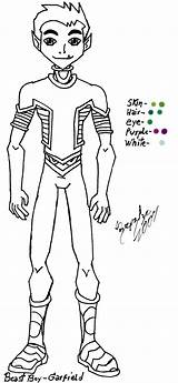 Boy Beast Teen Coloring Titan Comic Pages sketch template
