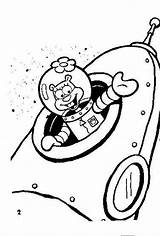 Spongebob Squarepants Astronaut sketch template