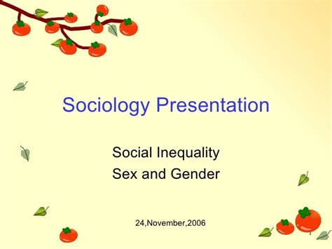 sociology presentation