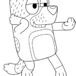 bluey characters coloring pages xcoloringscom