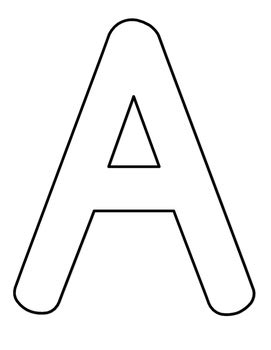 full page alphabet coloring sheets capital letters