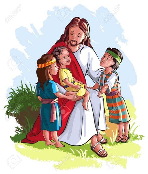 Jesús Con Los Niños Dibujos De Jesús Fotos De Jesús Imágenes De Jesus