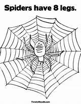 Spider Coloring Pages Incy Wincy Template Spiders sketch template