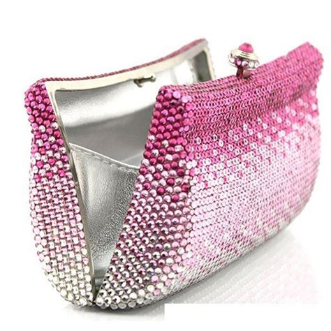 offxiyuan brand hot pink bridesmaid clutch wallet women evening bags ladies