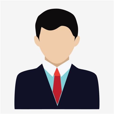 male icon clipart transparent background business male icon vector