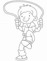 Rope Coloring Pages Jump Skipping Kids Color Colouring Jumping Print Bobby Getdrawings Sports sketch template