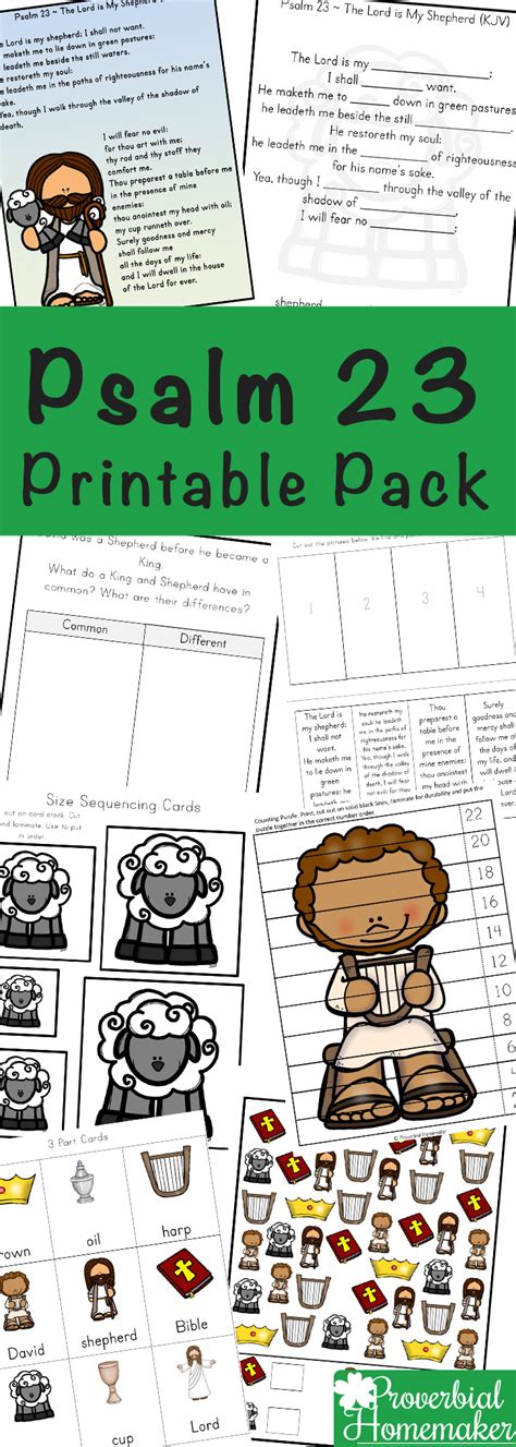 psalm  printable pack proverbial homemaker