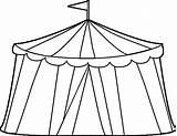 Tent Circus Coloring Pages Clip Unique Printable Vintage Getcolorings Getdrawings Color Digital Clipart Print Kids sketch template