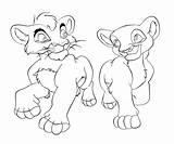 Kiara Coloring Pages Lion King Kovu Cub Getcolorings Color Getdrawings Popular sketch template