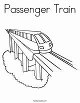 Train Coloring Passenger Pages Drawing Subway Color Outline Printable Railroad Colouring Trains Freight Tracks Sheets Template Clipart Print Getcolorings Getdrawings sketch template