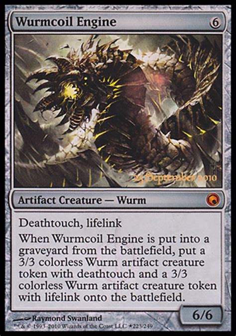 wurmcoil engine artifact cards mtg salvation