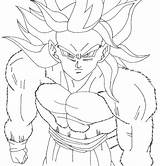 Goku Coloring Pages sketch template