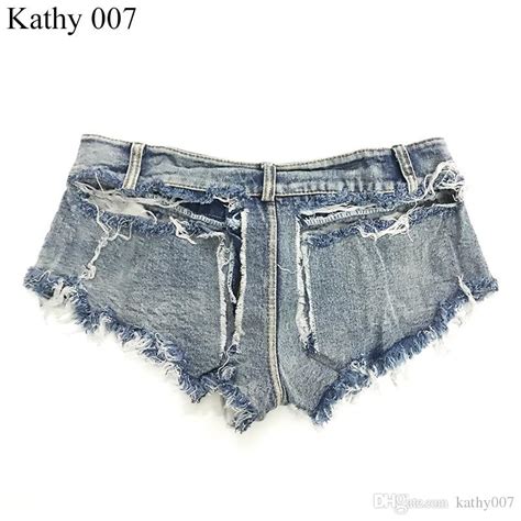 2020 sexy summer women denim shorts blue low waist ripped short jeans
