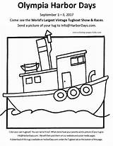 Coloring Steamboat Getcolorings Tugboat sketch template