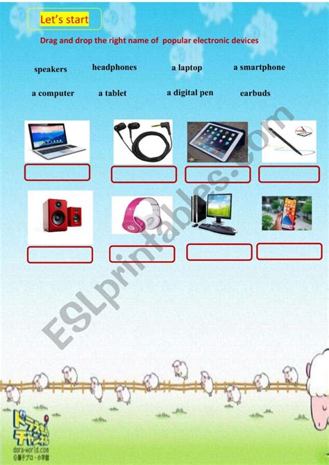 electronic devices esl worksheet  phuonga