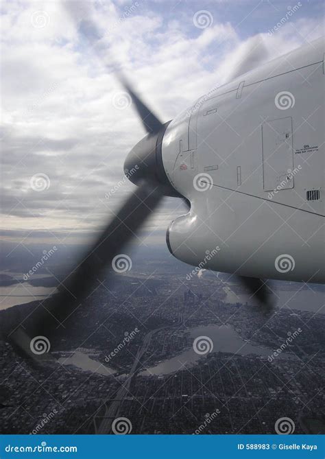 airplane wing stock image image  transportation horizon