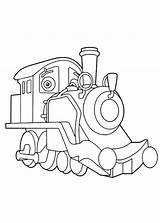 Coloring Pages Railroad Crossing Chuggington Train Getdrawings Getcolorings sketch template