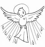 Holy Spirit Coloring Pages Gifts Getcolorings Color Printable sketch template