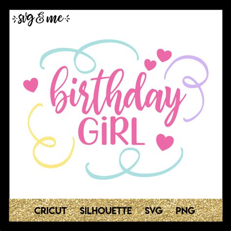 birthday girl svg