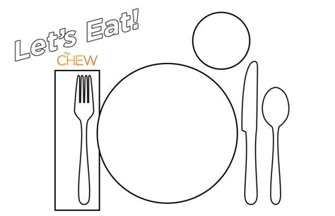 making  place setting template   occasions  sample