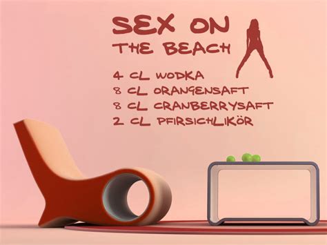 Sex On The Beach Wandtattoo Cocktail Bei Wandtattoos Del