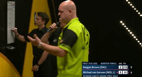 michael van gerwen keegan brown grand prix darts duitsland halve finale sportnieuws