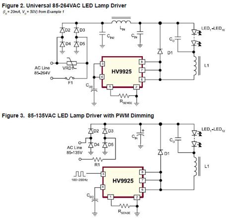 dimmer  led circuit diagram