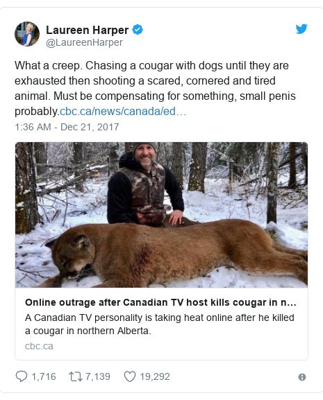 Canada Tv Personality Steve Ecklund Shoots Cougar Sparking Backlash