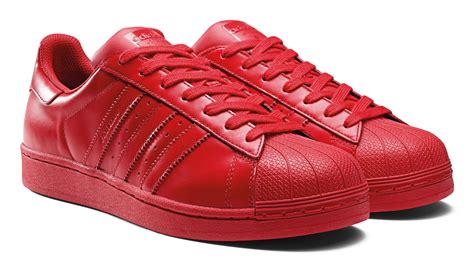 adidas superstar supercolor schoenen red