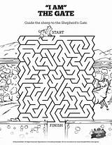 Bible Kids Activities Maze Mazes Am John Door Activity Sunday School Sheets Church Printable Lesson Coloring Pages Beautiful Worksheets Puzzles sketch template